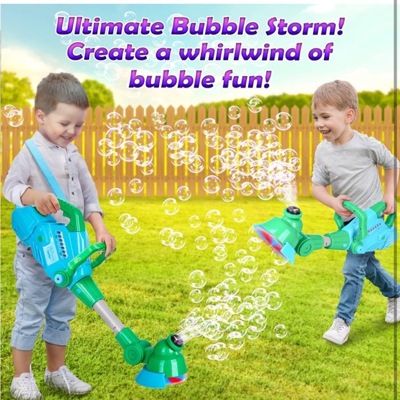 Kids👦🏻👧🏻Bubble🫧BlowerStringGrass TrimmerMachineToyLights💡Sounds🔊&Bubble🫧 - Picture 5 of 9